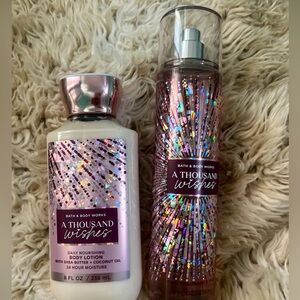 bath &Body works THOUSANDS WISHES GIFT SET